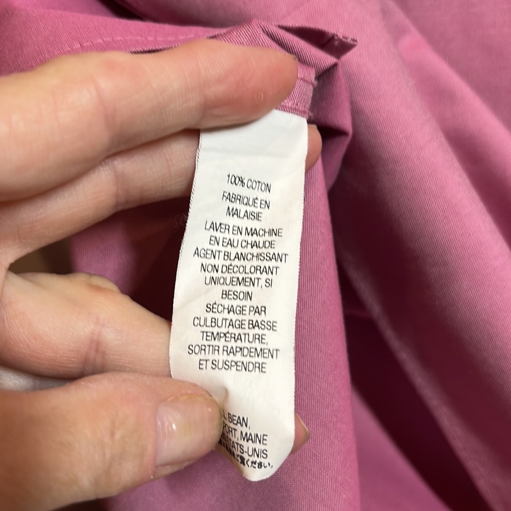 Ll Bean Wrinkle Resistant Button Down - image 7